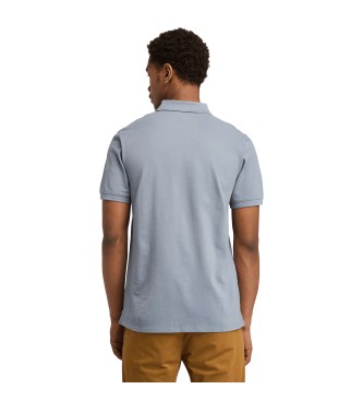 Timberland Millers River piqu poloshirt met korte mouwen grijs