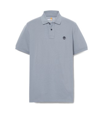 Timberland Millers River piqu poloshirt met korte mouwen grijs