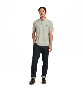 Timberland Millers River short-sleeved pique polo shirt grey