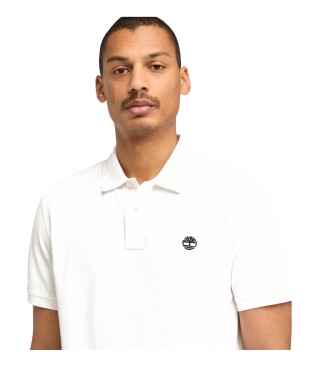 Timberland Millers River kortrmet piqu polo shirt hvid  