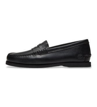 Timberland Mocassini in Pelle classici stile nautico nero