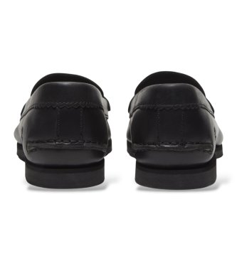 Timberland Classic Boat black leather loafers