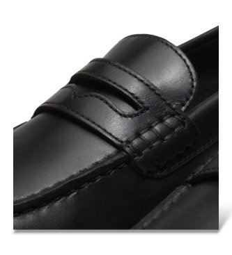 Timberland Classic Boat black leather loafers