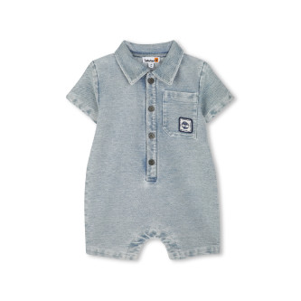 Timberland Kort jumpsuit i bl denim