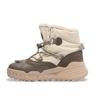 Timberland Moriah Range Mid Scarponi da snowboard in pelle beige impermeabile