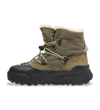 Timberland Chaussures de snowboard Moriah Range Mid Waterproof en cuir vert