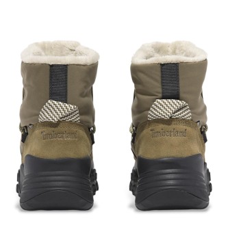 Timberland Moriah Range Mid Waterdichte leren snowboardschoenen groen