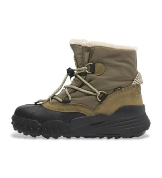 Timberland Scarponi da snowboard Moriah Range Mid in pelle verde impermeabile