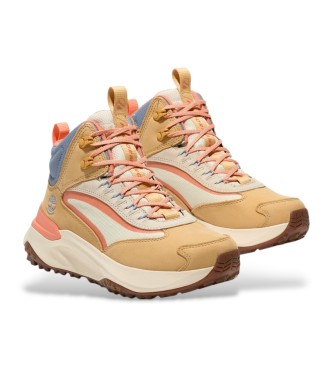 Timberland Skórzane buty Motion Access Waterproof w kolorze beżowym