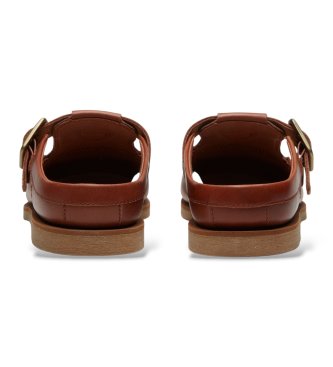 Timberland Náuticos de Piel clásico destalonado marrón