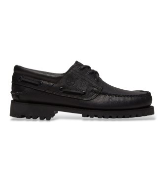 Timberland Nautische 3-Ösen-Schuhe handgenäht Authentic schwarz
