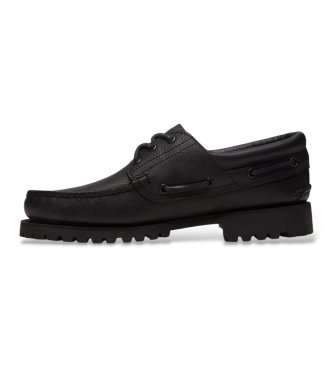 Timberland Nautische 3-Ösen-Schuhe handgenäht Authentic schwarz