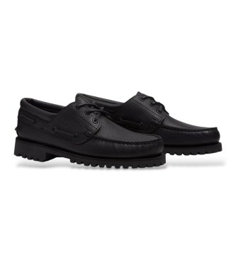 Timberland Nautische 3-Ösen-Schuhe handgenäht Authentic schwarz