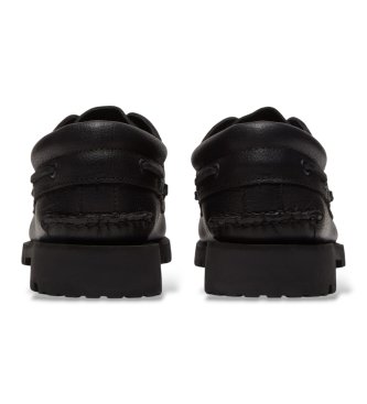 Timberland Nautische 3-Ösen-Schuhe handgenäht Authentic schwarz