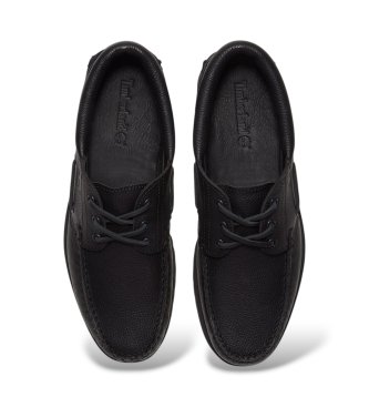Timberland Nautische 3-Ösen-Schuhe handgenäht Authentic schwarz