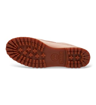 Timberland Authentic pink leather boat shoes