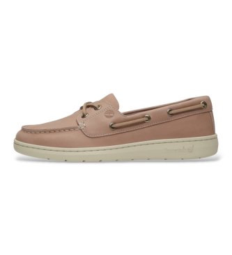 Timberland Portofino Pier pink leather boat shoes