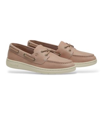 Timberland Portofino Pier pink leather boat shoes