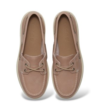 Timberland Portofino Pier pink leather boat shoes