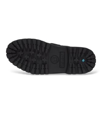 Timberland Stone Street black leather boat shoes