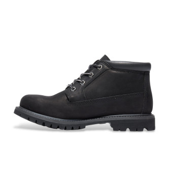 Timberland Nellie Mid Lace Up Leren Laarzen Zwart