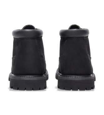 Timberland Nellie Mid Lace Up Leren Laarzen Zwart