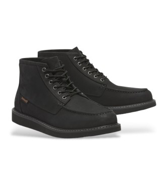 Timberland Skórzane buty Newmarket Mid w kolorze czarnym