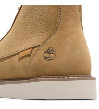 Timberland Skórzane buty Newmarket Mid żółte