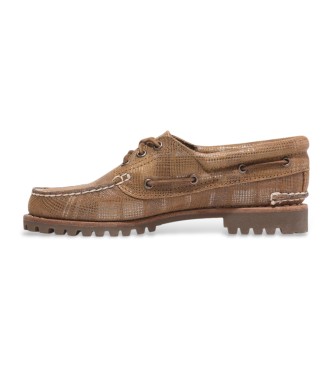 Timberland Noreen Beige leather boat shoes 