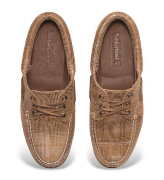 Timberland Noreen Beige leather boat shoes 