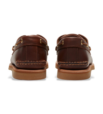 Timberland B�dsko i brunt, forarbejdet l�der