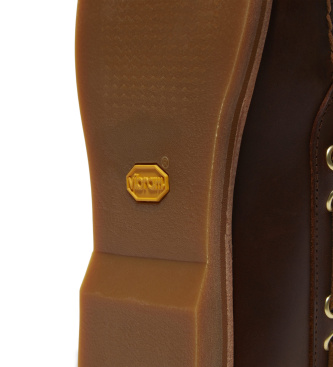 Timberland B�dsko i brunt, forarbejdet l�der