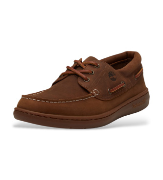 Timberland Scarpe da barca in pelle marrone Portofino Pier