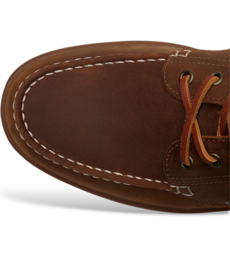 Timberland Scarpe da barca in pelle marrone Portofino Pier