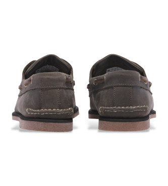 Timberland N�uticos Cl�sicos de 2 Ojales de piel negro