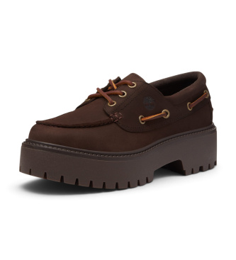 Timberland Bootsschuhe mit Plateausohle von Stone Street, dunkelbraun