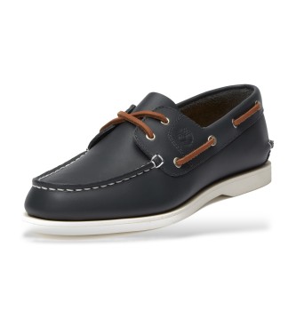 Timberland Classic navy leather boat shoes