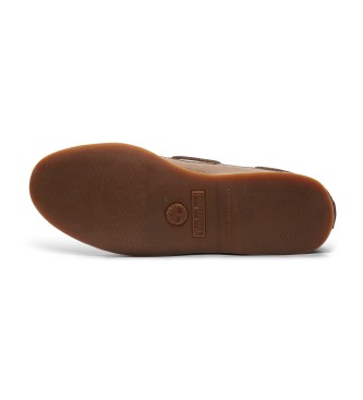Timberland Chaussures bateau en cuir marron