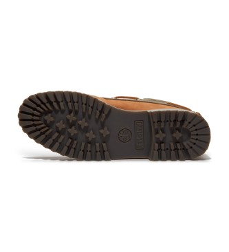 Timberland Authentic brown leather boat shoes