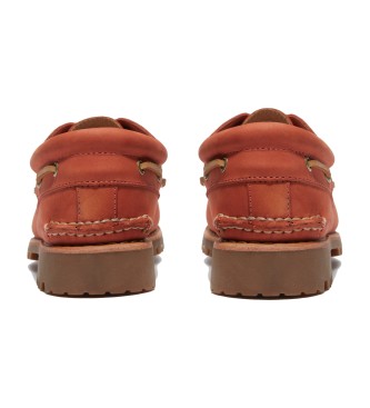 Timberland Avtentični usnjeni čolnarski čevlji rdeča