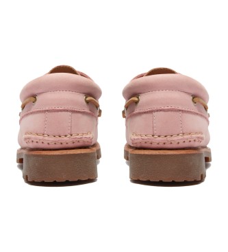 Timberland Verodostojni roza usnjeni čevlji za čoln