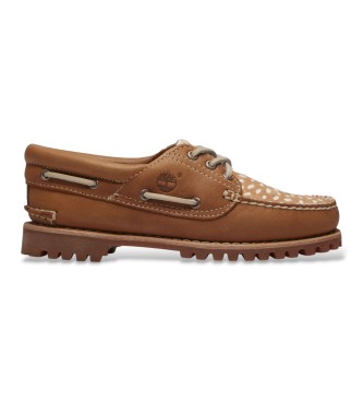 Timberland Mocassini nautici in pelle Authentic marrone