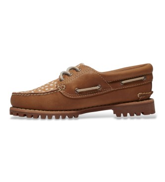 Timberland Mocassini nautici in pelle Authentic marrone