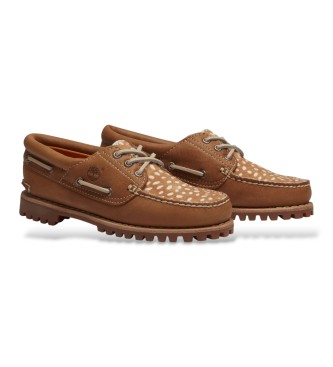 Timberland Mocassini nautici in pelle Authentic marrone