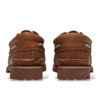 Timberland Mocassini nautici in pelle Authentic marrone