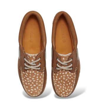 Timberland Mocassini nautici in pelle Authentic marrone