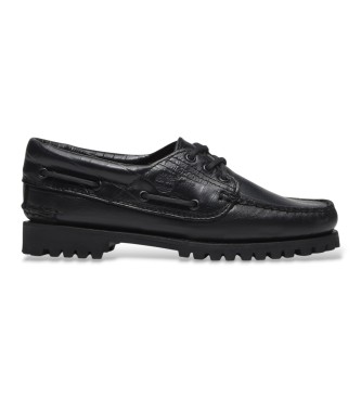 Timberland Mocassini nautici in pelle Authentic nero