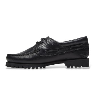 Timberland Mocassini nautici in pelle Authentic nero