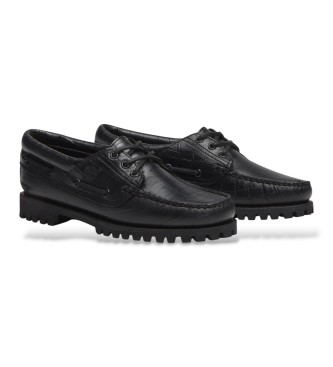 Timberland Mocassini nautici in pelle Authentic nero