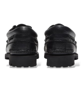 Timberland Mocassini nautici in pelle Authentic nero